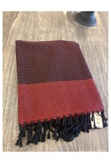 Pokoloko Turkish Towel Red/Black TTB02