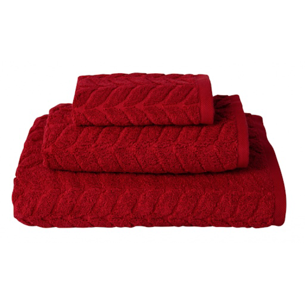 Bath Sheet Talesma Romance Red Design Therapy Inc