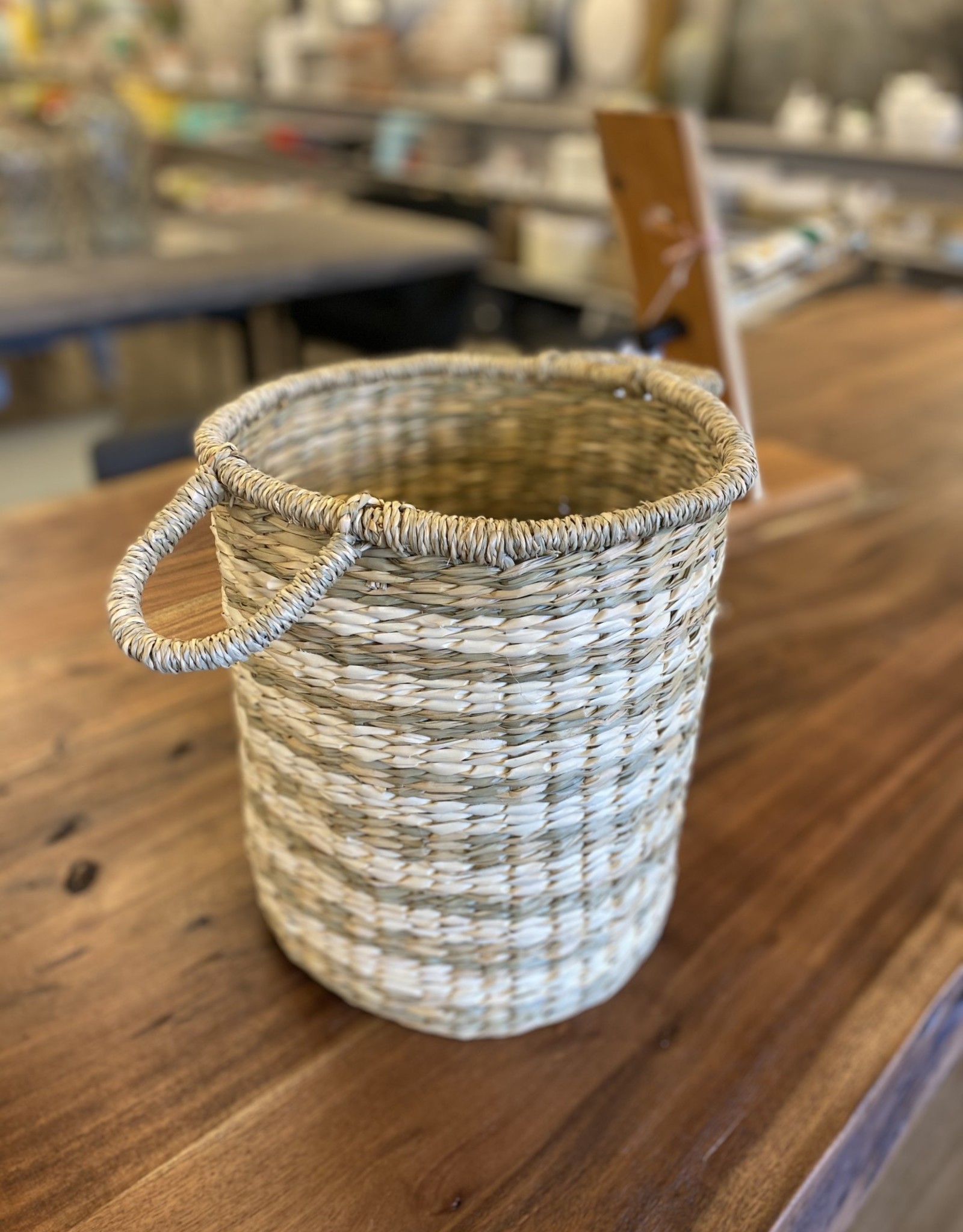 Basket PC Seagrass & Palm Small