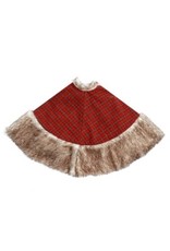 Xmas PC Tree Skirt With Fur 43” D 3920871