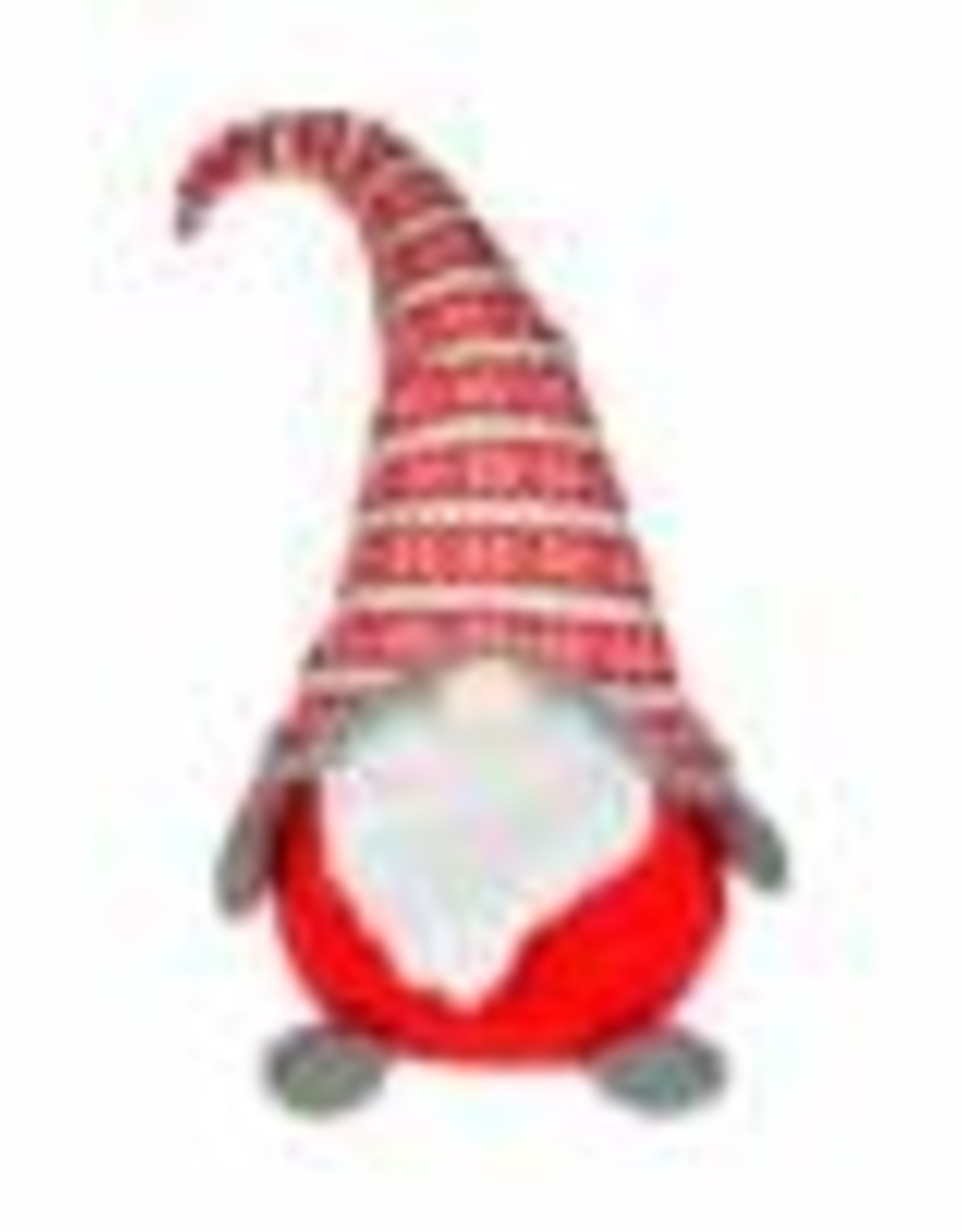 Xmas CT Red/White/Grey Sitting Gnome 36” Q1794