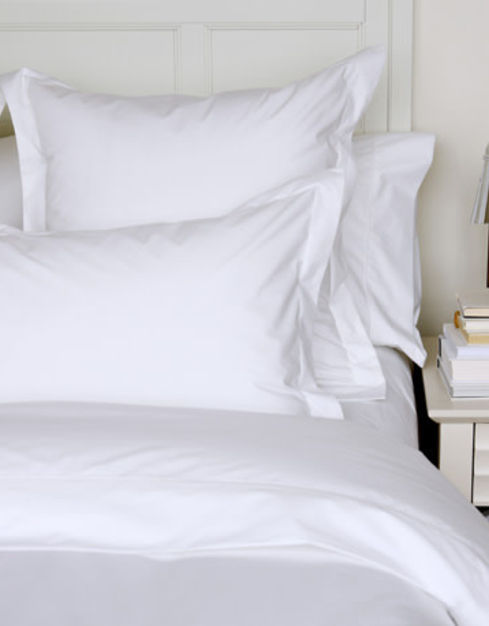 Cuddle Down Sheets Cuddledown Percale Deluxe Queen Flat White ( 10 )