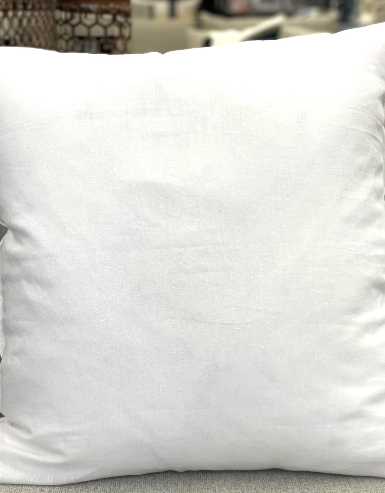 Daniadown Cushions Daniadown French Linen White Euro 26 x 26