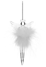 Xmas PC Ornament Glass Ballerina 3.5 H  3680372