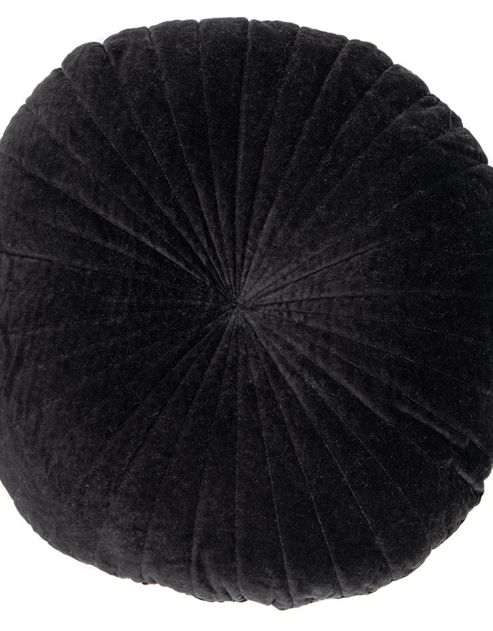 Cushions Brunelli Velvet Black Round 18”  9011BK116RD
