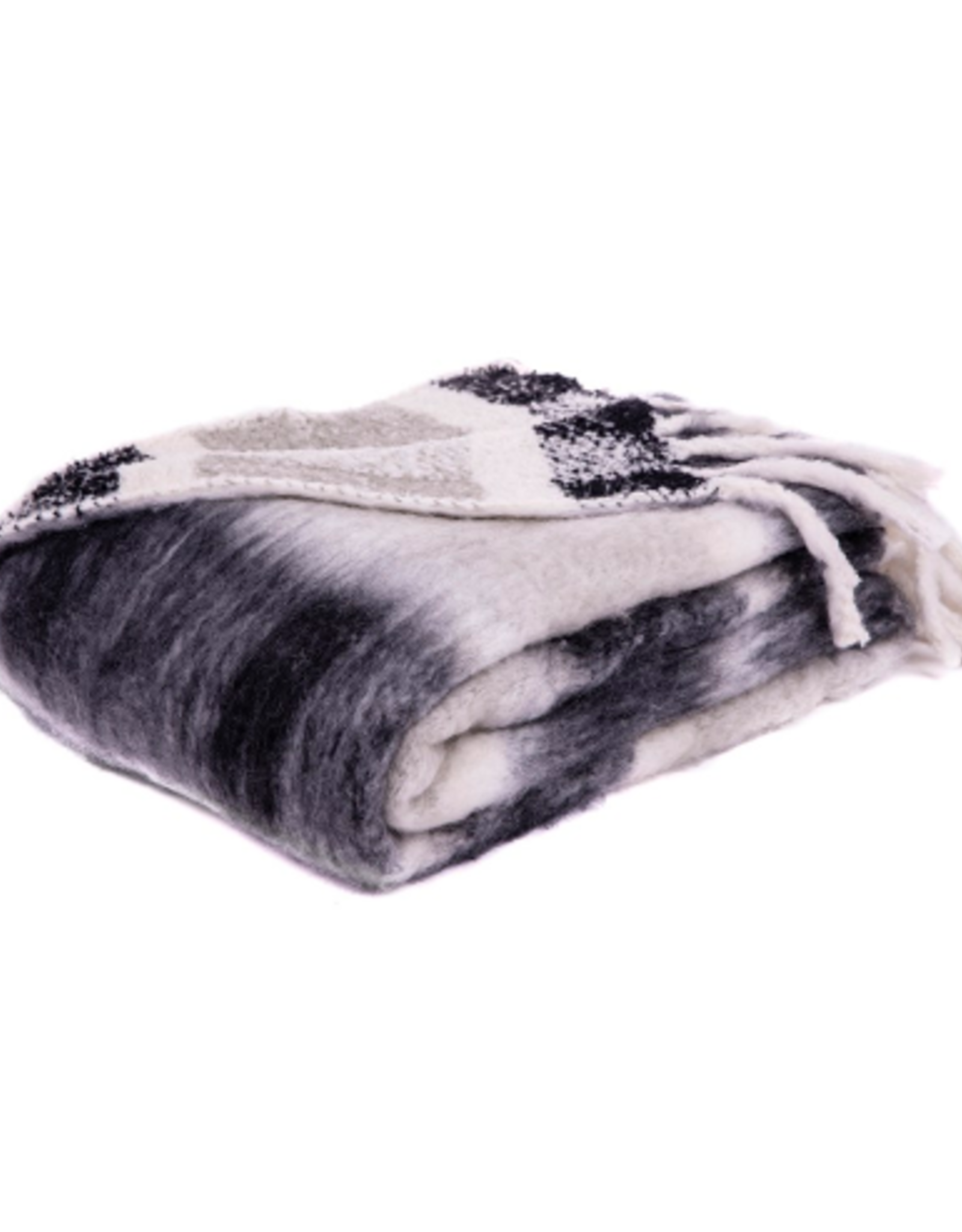 Throw Brunelli Margot Cream/Black 50x60