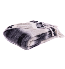 Throw Brunelli Margot Cream/Black 50x60