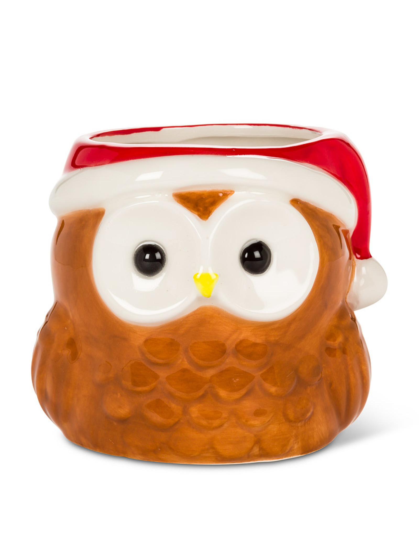Xmas Planter Abbott Owl Large