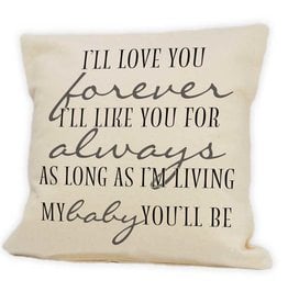 Cushions Pinetree I’ll Love You Forever 12 x 12 030-FO