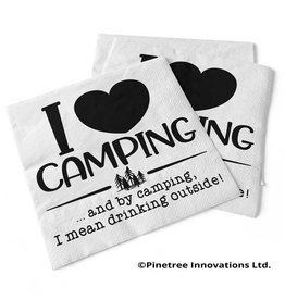 Napkins Pinetree I Love Camping