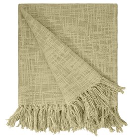 Fab Styles Throw Fab Styles Linen Look Taupe 50x60 31552