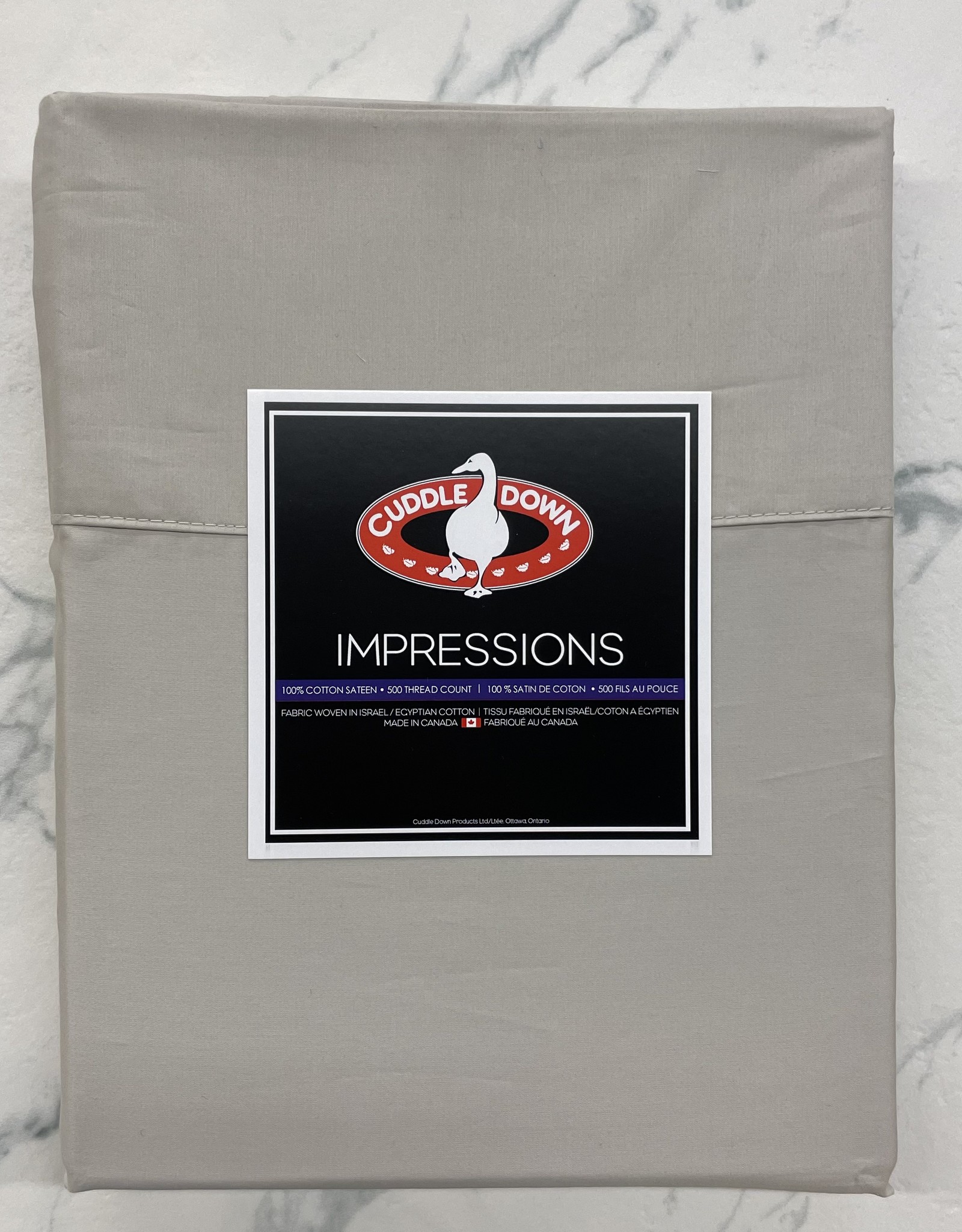 Cuddle Down Pillow Cases Cuddledown Impressions 500 King ( Pair ) Sand ( 31 )