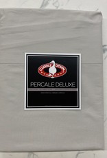 Cuddle Down Pillow Cases Cuddledown Percale Deluxe King ( Pair ) Pebble ( 31 )