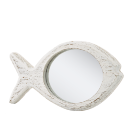 Mirror Ganz White Fish Small