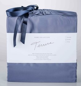 Sheets Set Terrera Bamboo Queen Mineral Blue