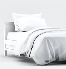 Duvet Cover Terrera Bamboo King White w / Pillow Cases