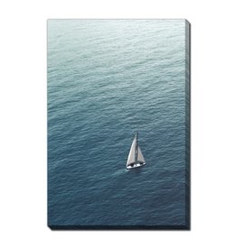 Streamline Art Aerial Sailboat 30 x 45