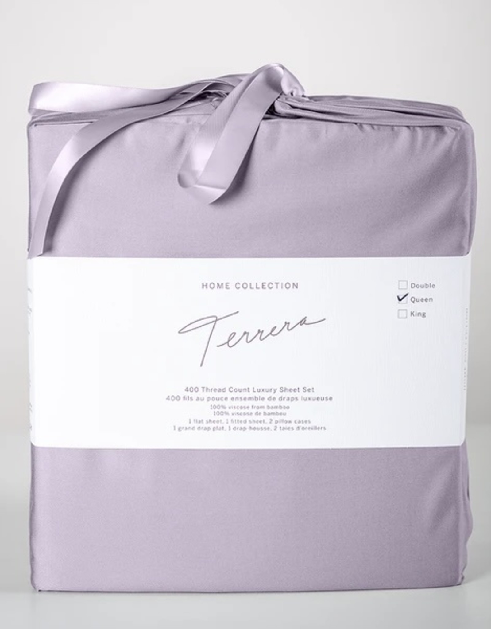 Sheets Set Terrera Bamboo Queen Amethyst