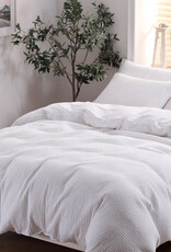 Daniadown Duvet Cover Daniadown Luna White Queen w / Pillow Cases