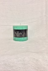 Candle OCD Rustic Pillar Turquoise 3”x 3”