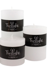 Candle OCD Pillar Twilight White 3” x 6”