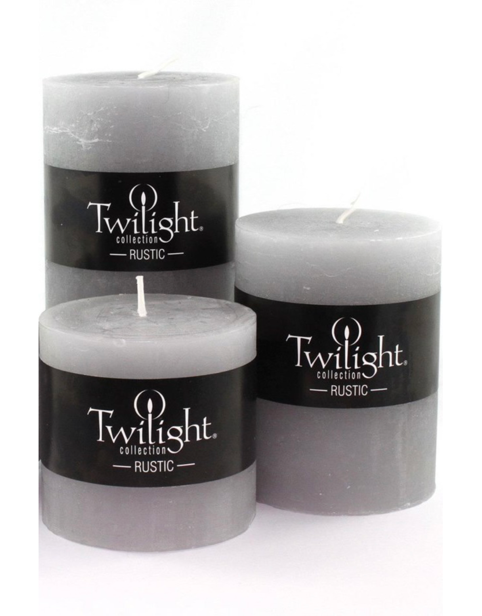 Candle OCD Pillar Twilight Grey 3” x 6”