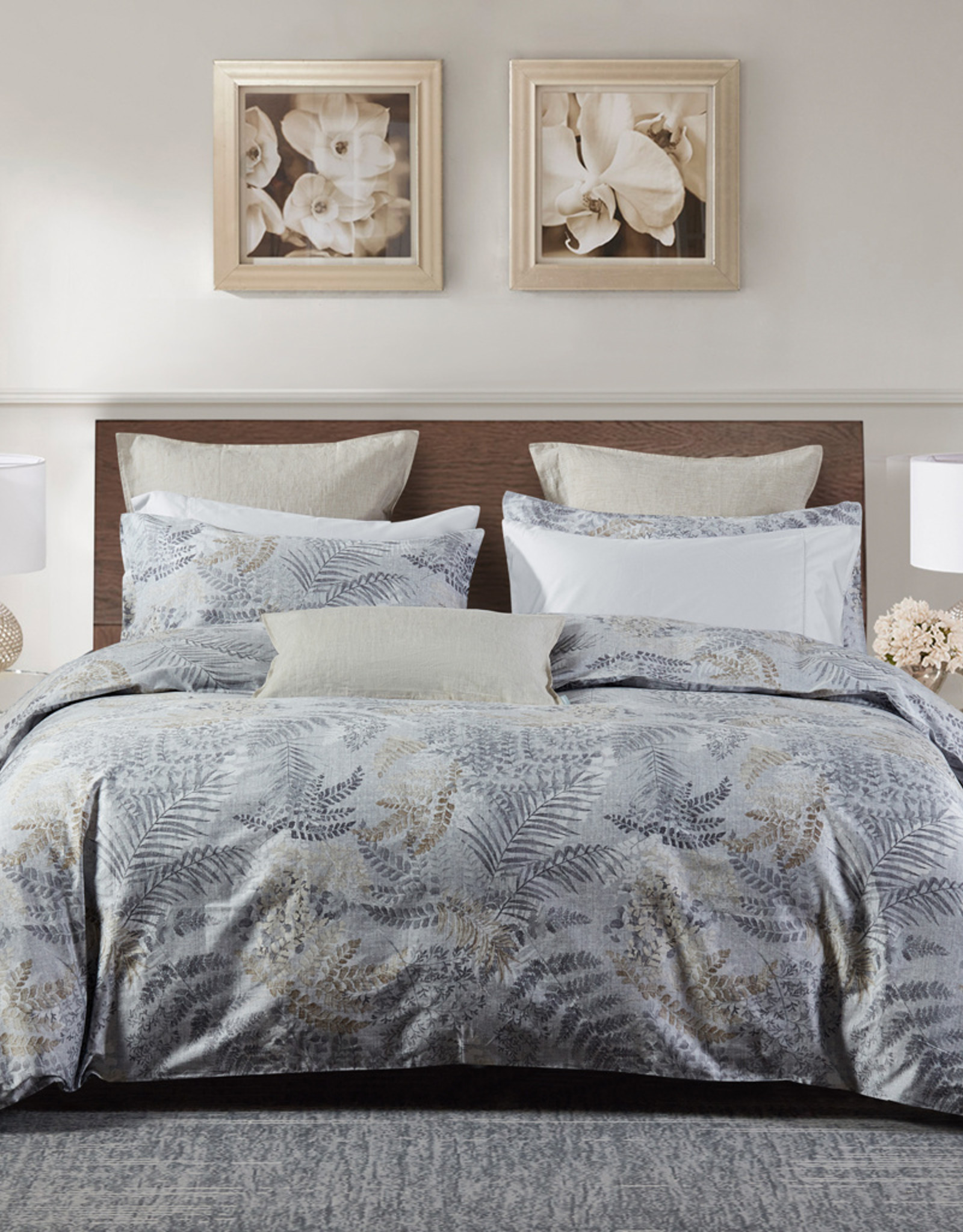 Daniadown Duvet Cover Daniadown Ferndale Queen  w / Pillow Cases