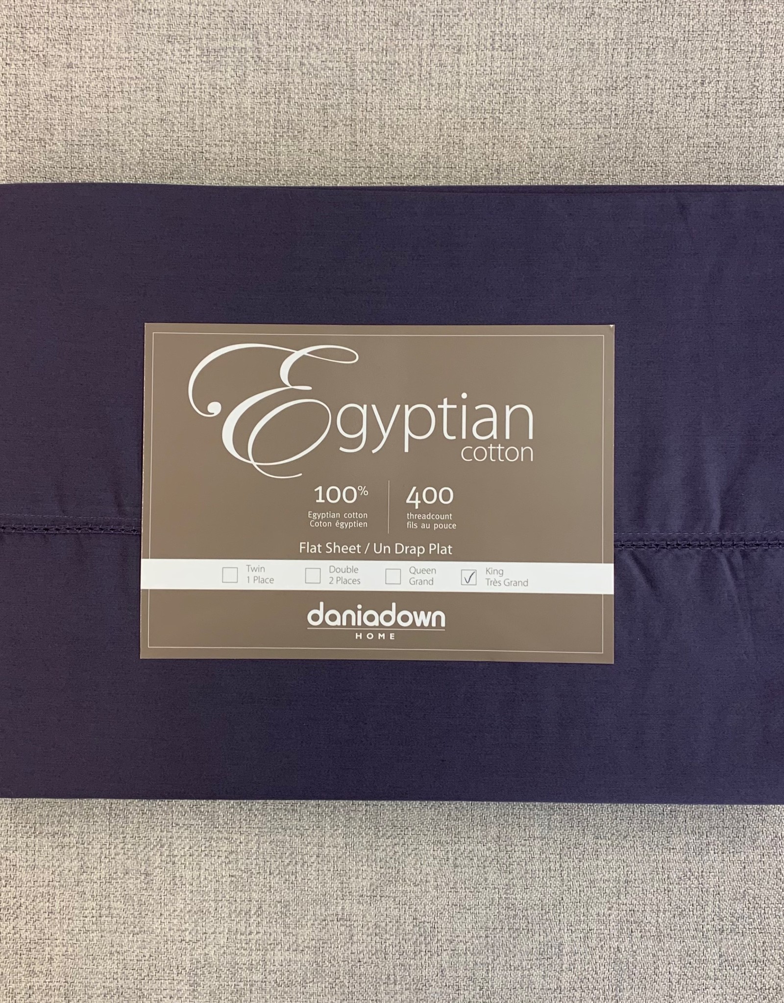 Daniadown Sheets Daniadown Egyptian 400 King Flat Purple**