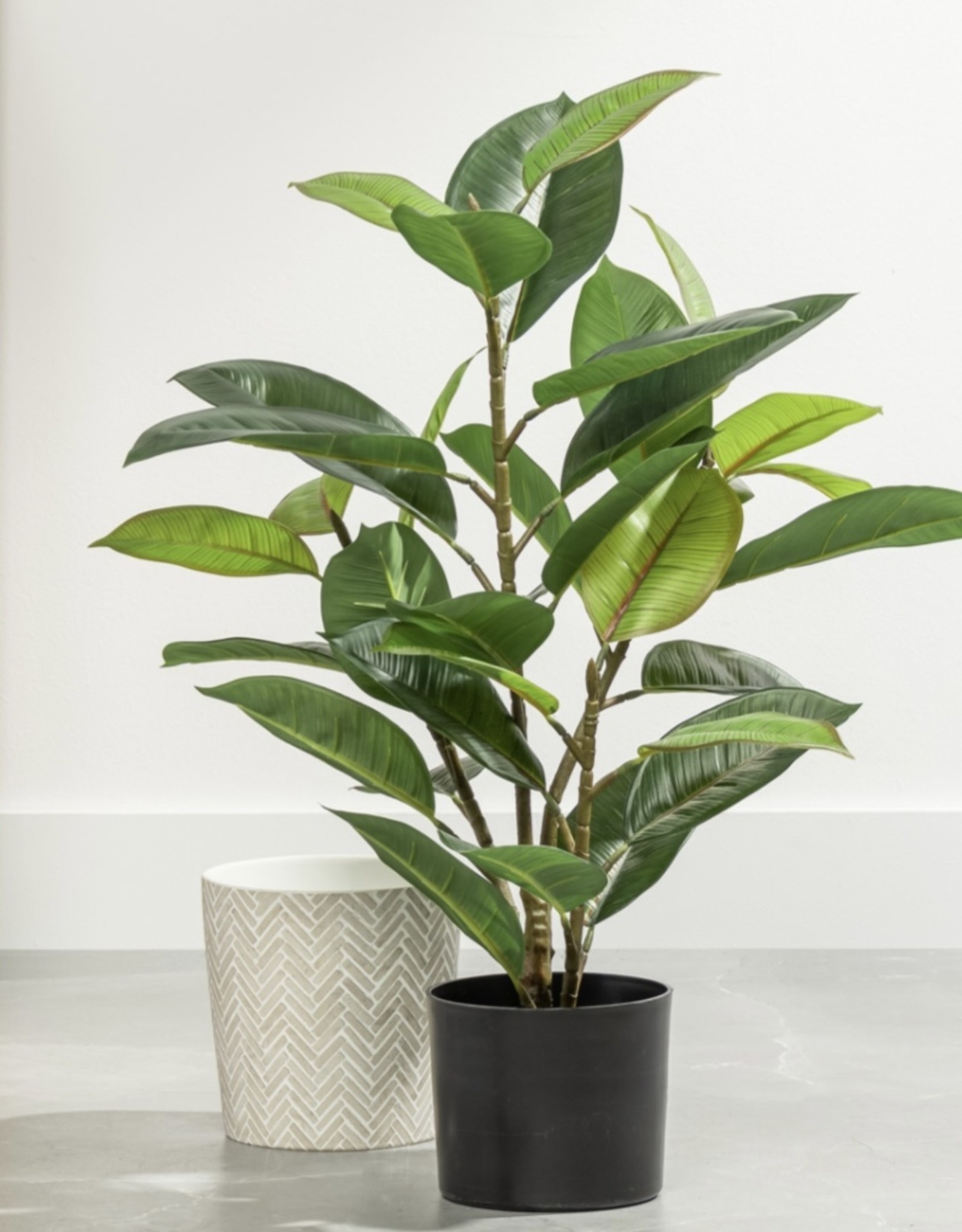 Plant T&T Rubber Tree Faux Potted 29”H  904117B