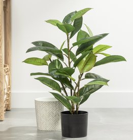 Plant T&T Rubber Tree Faux Potted 29”H  904117B