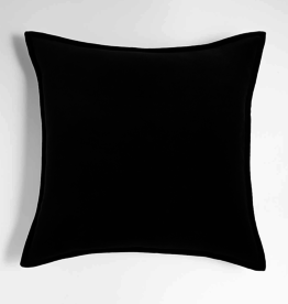 Daniadown Cushions Daniadown Dutch Velvet Black Euro 26 x 26