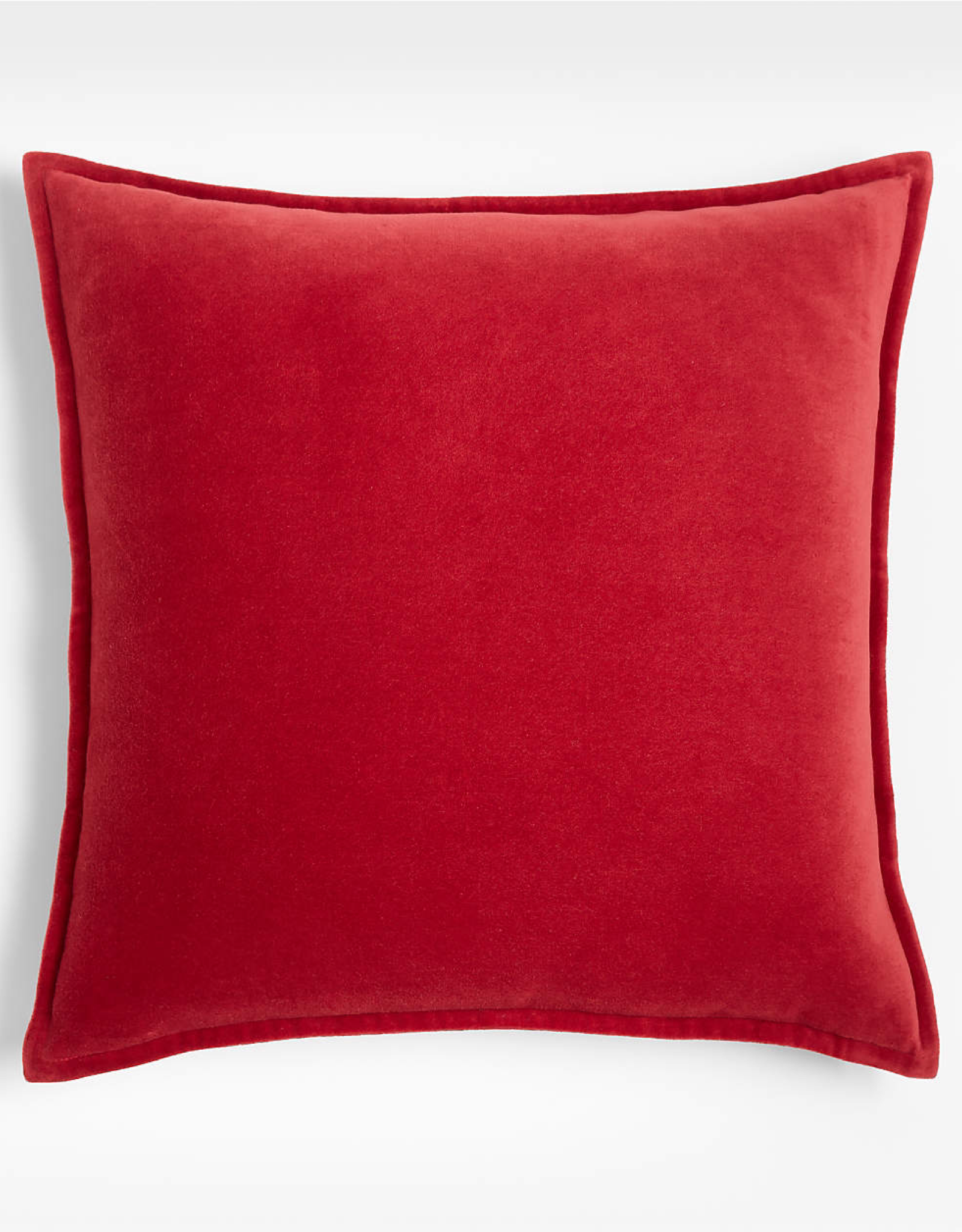 Daniadown Cushions Daniadown Dutch Velvet Red Euro 26 x 26
