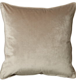 Daniadown Cushions Daniadown Dutch Velvet Taupe Toss 18 x 18