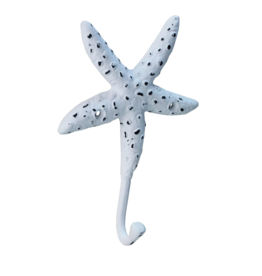Hook NACH Large Iron Star Fish White VE-0142