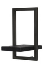 LH Imports LH D-Bodhi Wall Shelves Type E Black