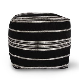 Style In Form SIF Pouf Barcelona Black Stripe