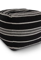 Style In Form SIF Pouf Barcelona Black Stripe BAR-003