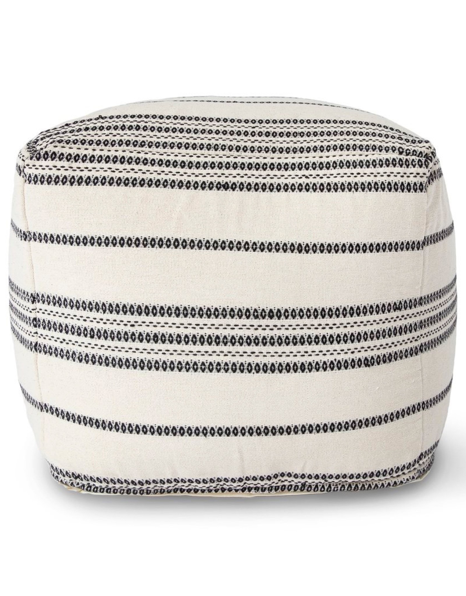 Style In Form SIF Pouf Barcelona White Stripe BAR-005