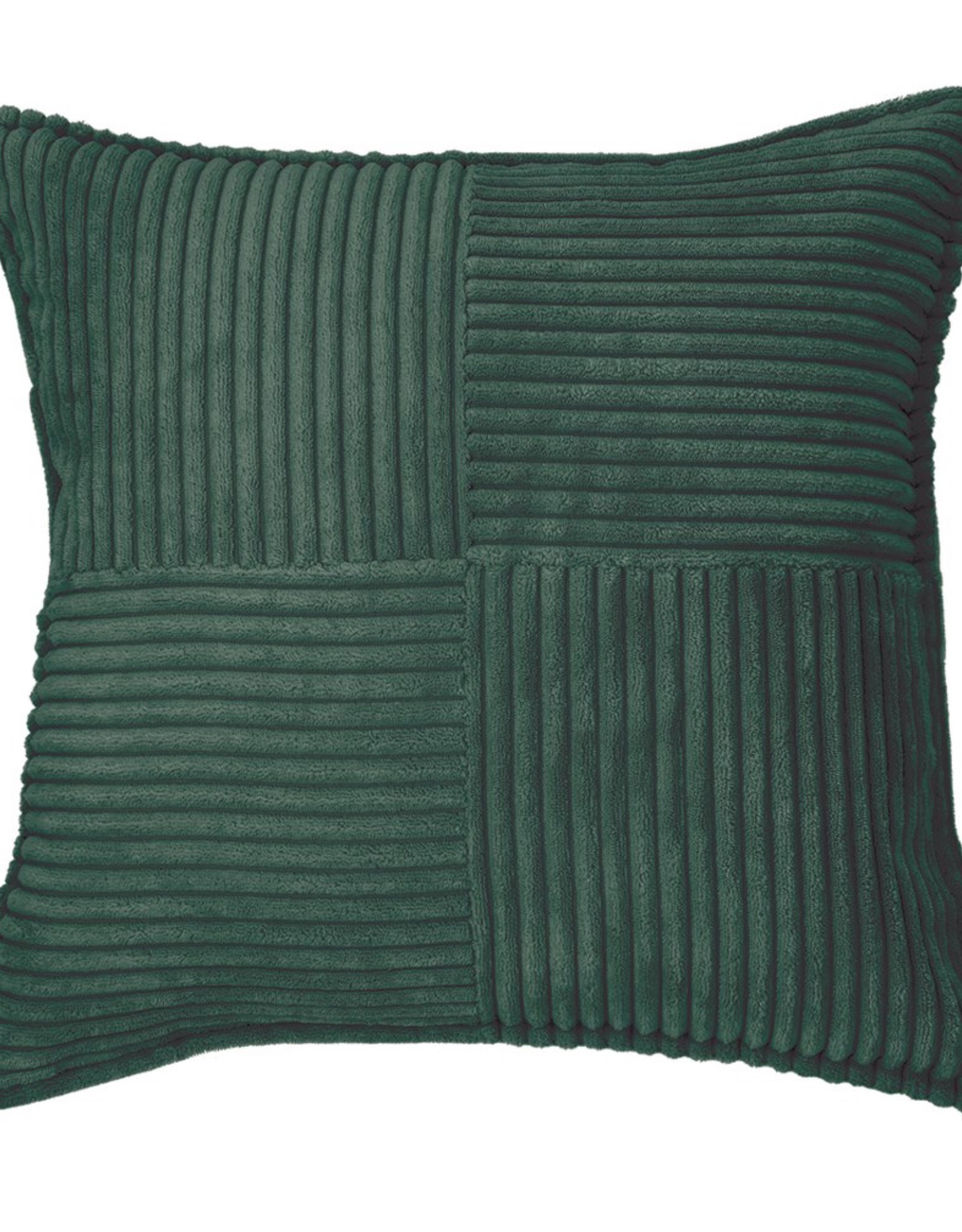 Cushions Brunelli Moumou Green Corduroy Velvet 18 x 18