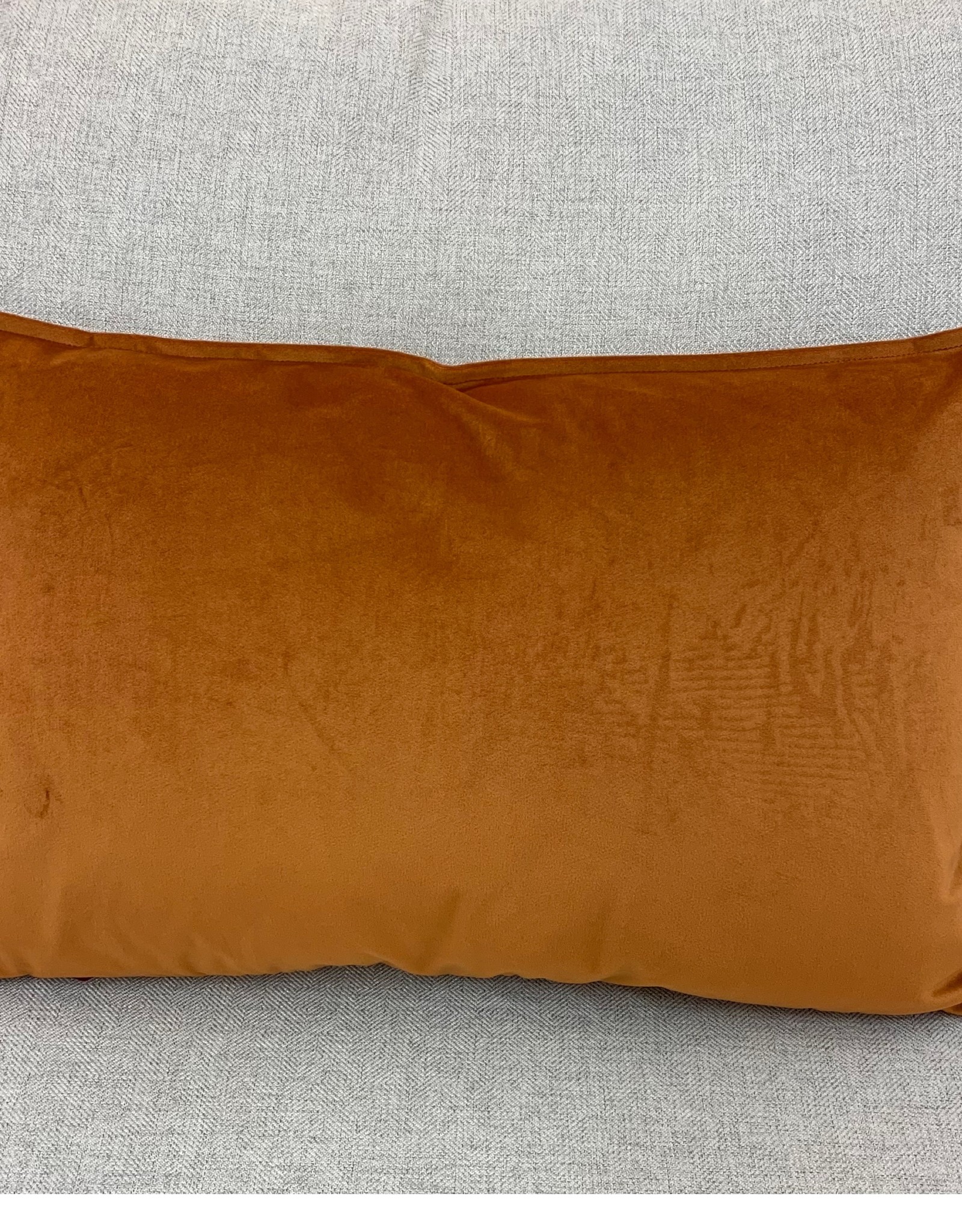 Daniadown Cushions Daniadown Dutch Velvet Amber Deco 14 x22