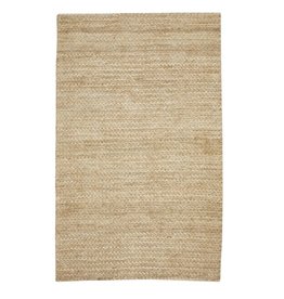 Rugs Viana Organza Hand Knotted Jute Bone White 5 x 8 ORG-58-BONE