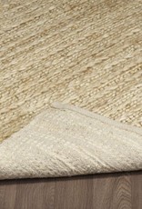 Rugs Viana Organza Hand Knotted Jute Bone White 5 x 8 ORG-58-BONE