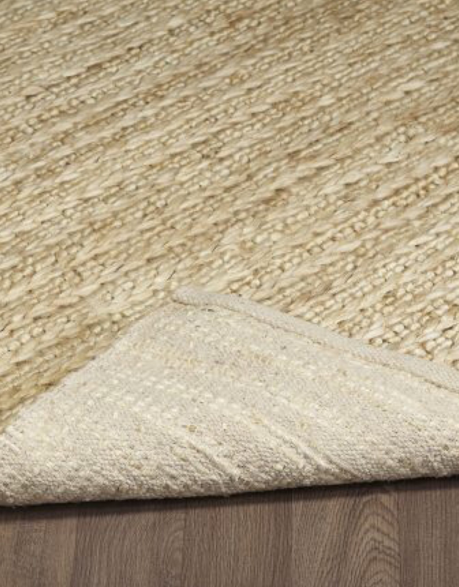 Rugs Viana Organza Hand Knotted Jute Bone White 5 x 8 ORG-58-BONE