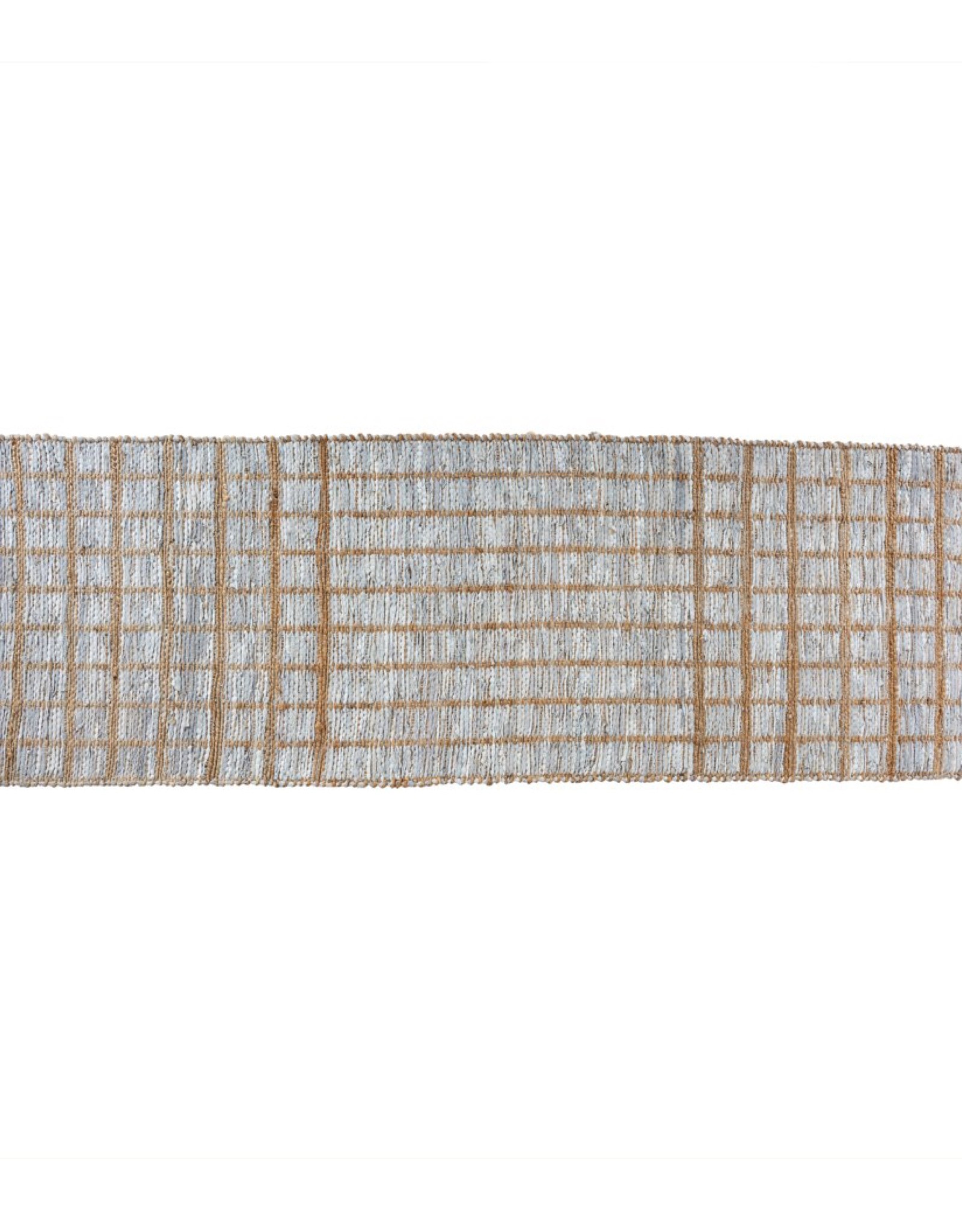 Indaba Rugs Indaba Trestle Leather/Jute Ice 2.5 x 8 1-4569