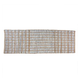Indaba Rugs Indaba Trestle Leather/Jute Ice 2.5 x 8 1-4569