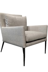 LH Imports LH Jett Lounge Club Chair Garda Grey 28x32x32 CR020