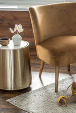 Style In Form SIF Kora Accent Table Marble And Gold KOR-001