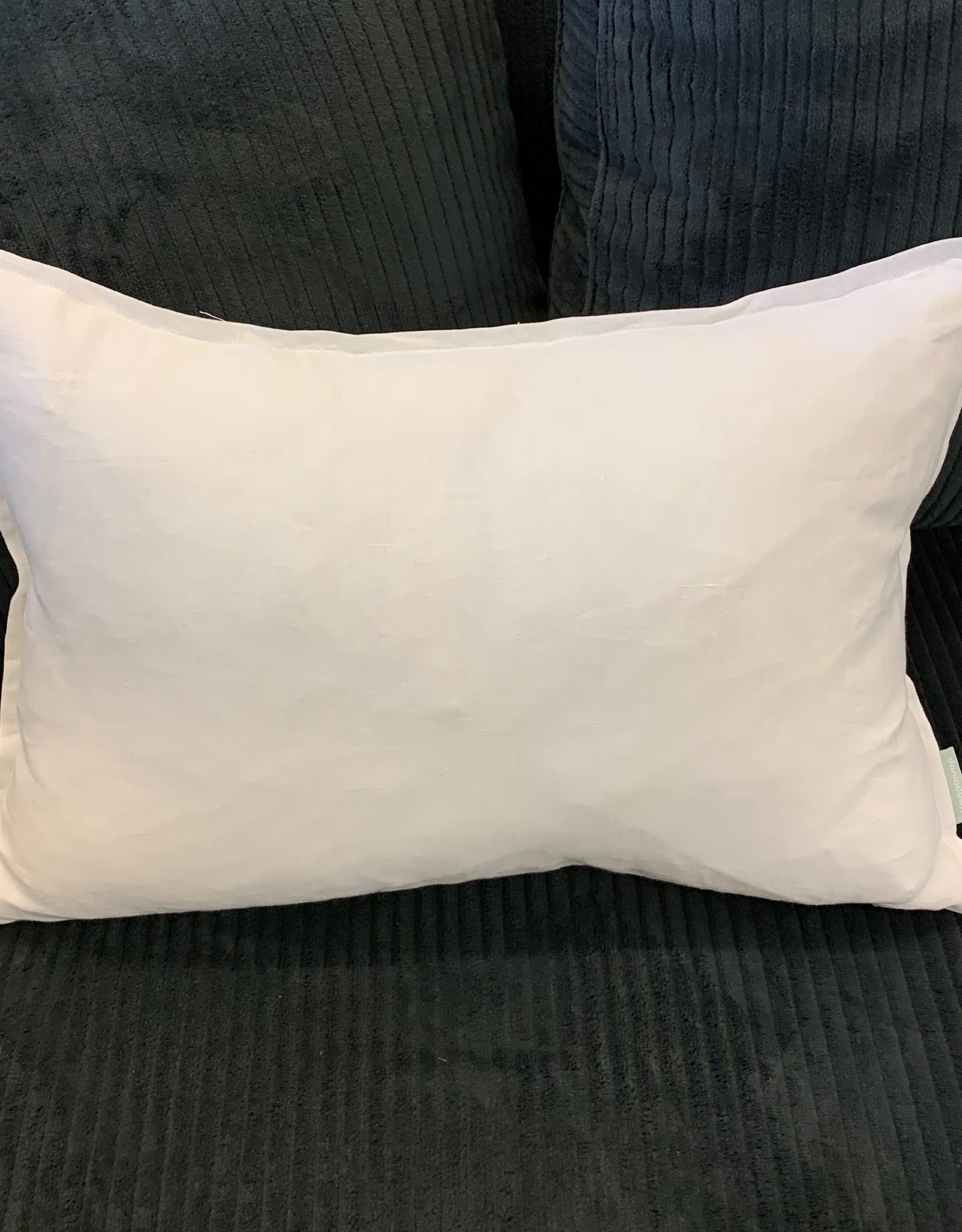 Daniadown Cushions Daniadown French Linen White Deco 14 x 22