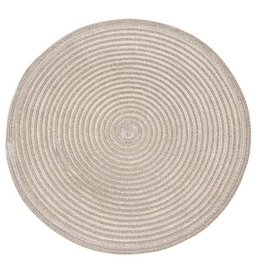 Placemat Harman Urban Two Tone Round Champagne