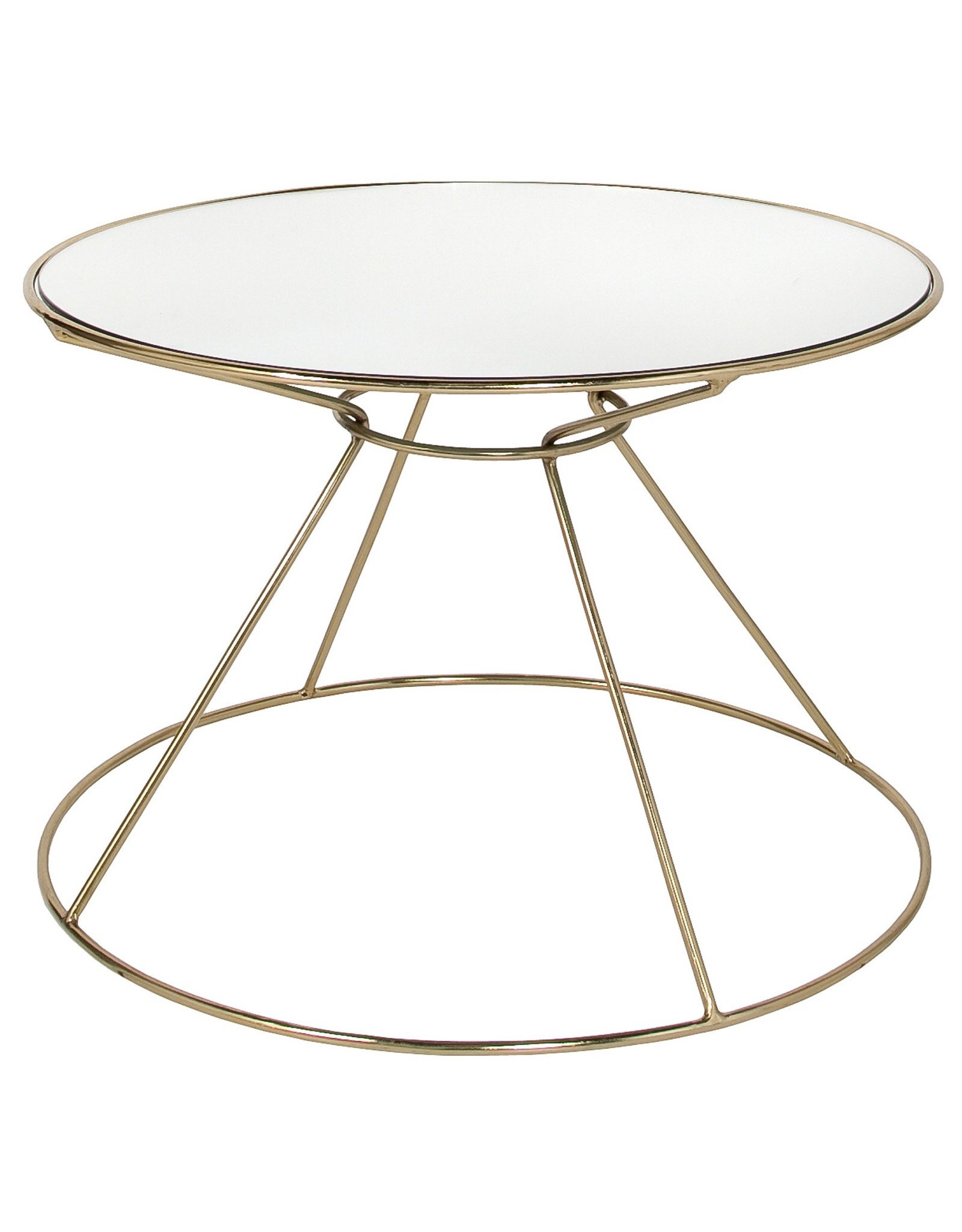 Style In Form SIF Venice Accent Table Mirror / Gold Base VEN-001